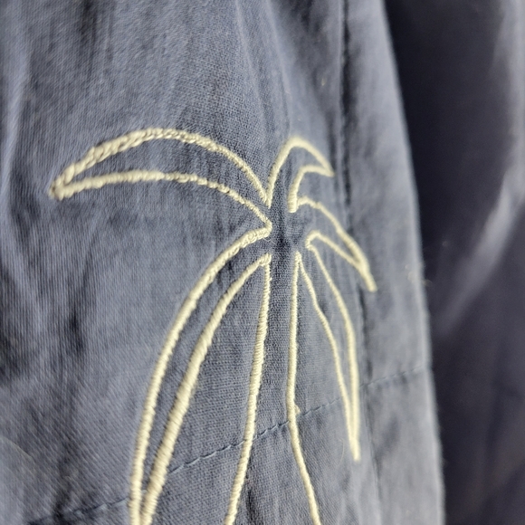 New Amuse Society Seabreeze Embroidered Button Up Lightweight Quilted Jacket - Picture 8 of 13